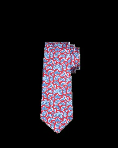 Kiton Men's Paisley-Print Silk 7-Fold Tie | Thumbnail 2 Kiton Men's Paisley-Print Silk 7-Fold Tie | Thumbnail 2