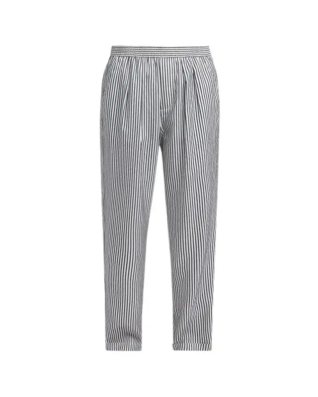 TOM FORD Striped Silk Straight-Leg Pull-On Pajama Pants