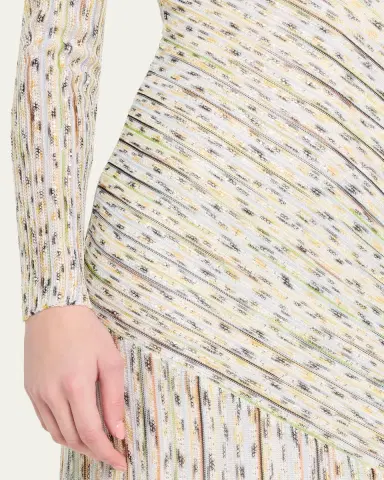Missoni Draped Striped Sequined Maxi Dress | Thumbnail 5 Missoni Draped Striped Sequined Maxi Dress | Thumbnail 5
