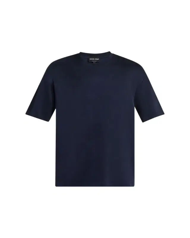 Men's Nylon and Cupro Crewneck T-Shirt