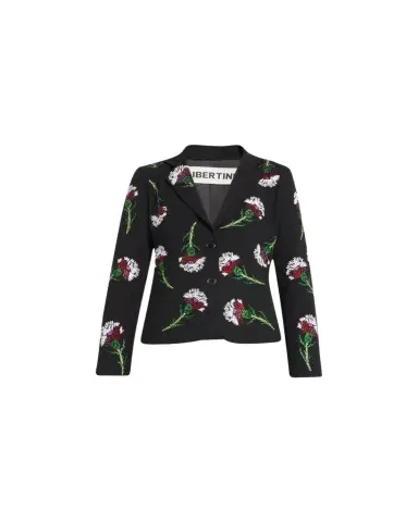 Libertine Ottoman Carnation Short Blazer with Crystal Detail | Thumbnail 1