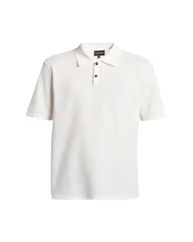Giorgio Armani Men's Cotton Pique Classic-Fit Polo Shirt | Thumbnail 1