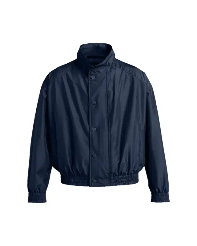 Giorgio Armani Men's Oversized Snap-Front Bomber Jacket