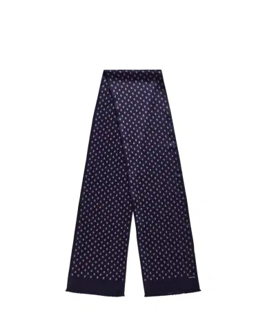 Tom Ford Men's Micro Paisley-Print Mulberry Silk Scarf | Thumbnail 1