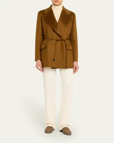 Brioni Tailored Cashmere Wrap Coat | Thumbnail 2 Brioni Tailored Cashmere Wrap Coat | Thumbnail 2
