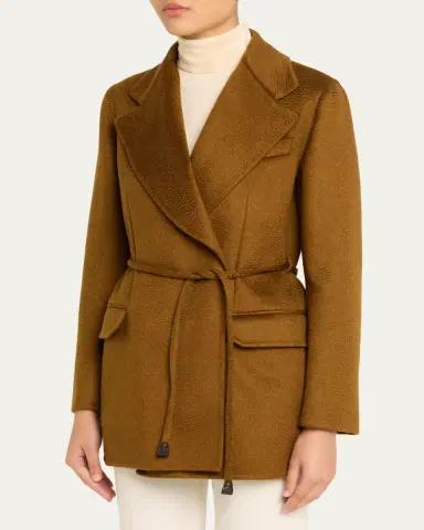 Brioni Tailored Cashmere Wrap Coat | Thumbnail 4 Brioni Tailored Cashmere Wrap Coat | Thumbnail 4