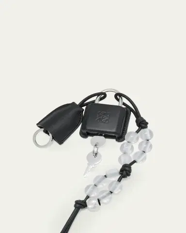 Loewe Amazona Beaded Padlock Bag Charm | Thumbnail 2 Loewe Amazona Beaded Padlock Bag Charm | Thumbnail 2