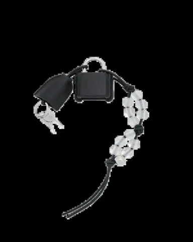 Loewe Amazona Beaded Padlock Bag Charm | Thumbnail 3 Loewe Amazona Beaded Padlock Bag Charm | Thumbnail 3