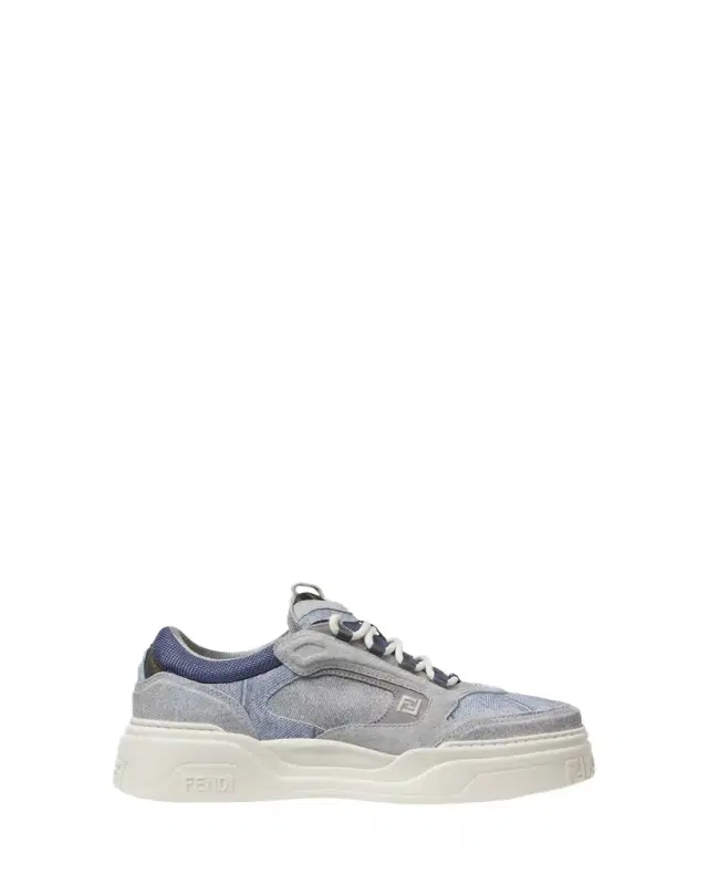 Men's Force Denim Chunky Low-Top Sneakers