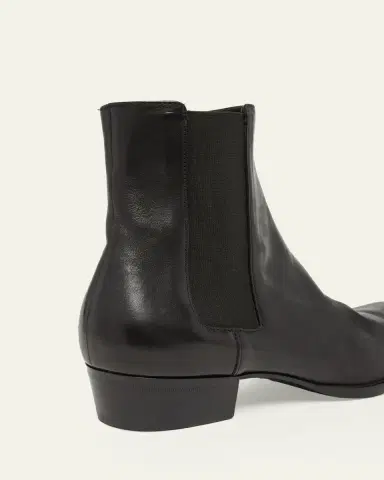Saint Laurent Men's Stanton Leather Chelsea Boots | Thumbnail 5