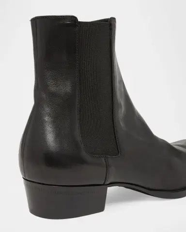 Saint Laurent Men's Stanton Leather Chelsea Boots | Thumbnail 9