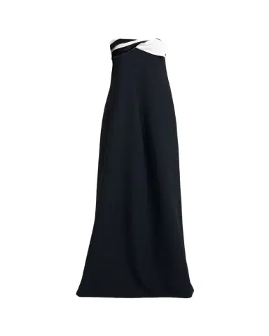 Tom Ford Bicolor Twisted Off-The-Shoulder Satin Gown | Thumbnail 1 Tom Ford Bicolor Twisted Off-The-Shoulder Satin Gown | Thumbnail 1