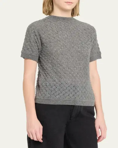 Missoni Raschel Laced Cashmere Sweater | Thumbnail 4 Missoni Raschel Laced Cashmere Sweater | Thumbnail 4