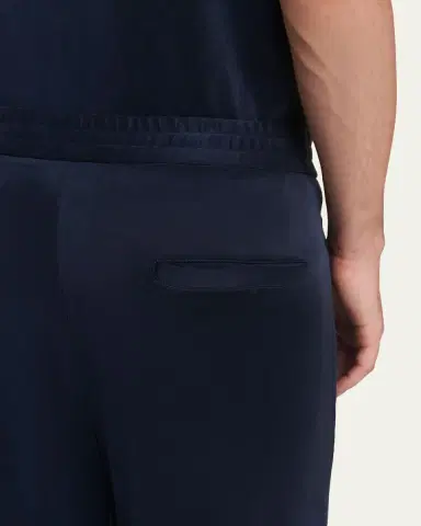 Giorgio Armani Men's Relaxed-Fit Cupro Trousers | Thumbnail 5 Giorgio Armani Men's Relaxed-Fit Cupro Trousers | Thumbnail 5