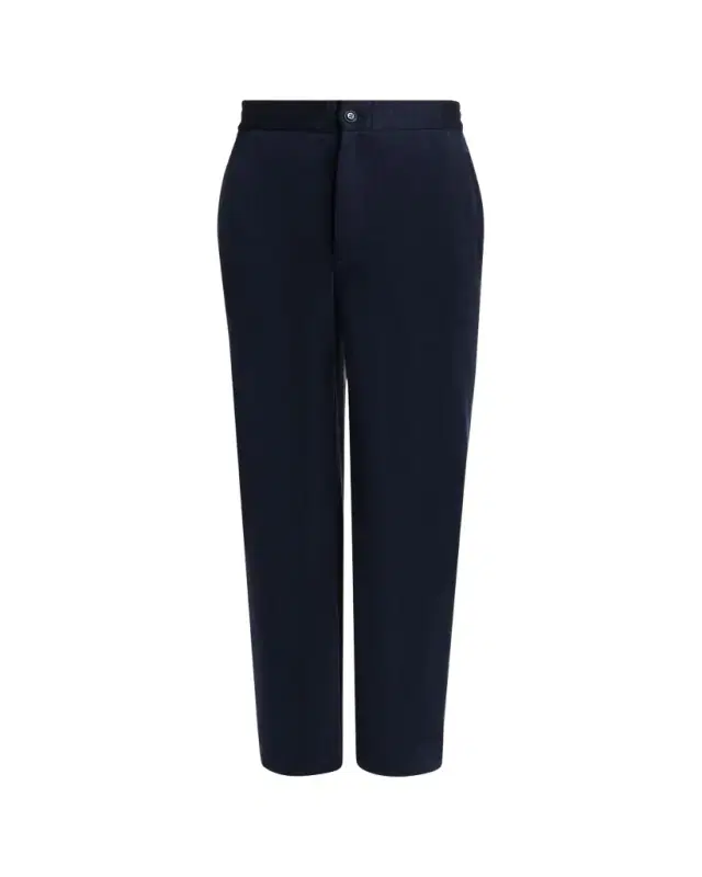 Men's Relaxed-Fit Cupro Trousers