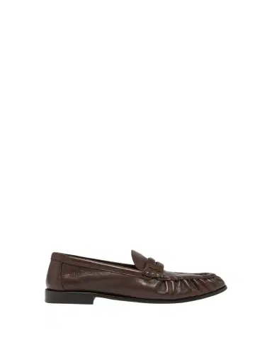 Saint Laurent Men's Le Loafer Creased Leather Mules | Thumbnail 1 Saint Laurent Men's Le Loafer Creased Leather Mules | Thumbnail 1