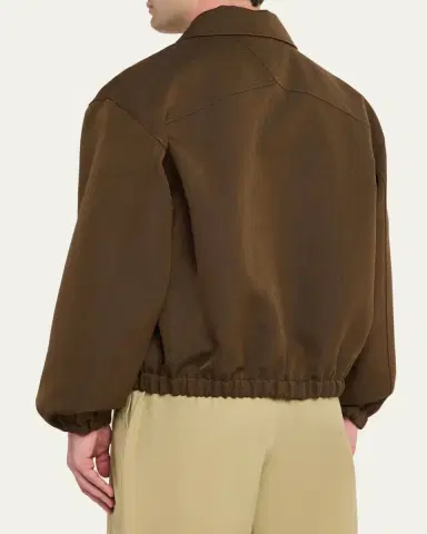Bottega Veneta Men's Wool Blouson Jacket | Thumbnail 3 Bottega Veneta Men's Wool Blouson Jacket | Thumbnail 3