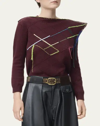 Loewe Rounded Suede Belt | Thumbnail 2