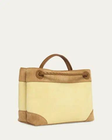 Bottega Veneta Two-Tone Suede Top-Handle Bag | Thumbnail 3 Bottega Veneta Two-Tone Suede Top-Handle Bag | Thumbnail 3