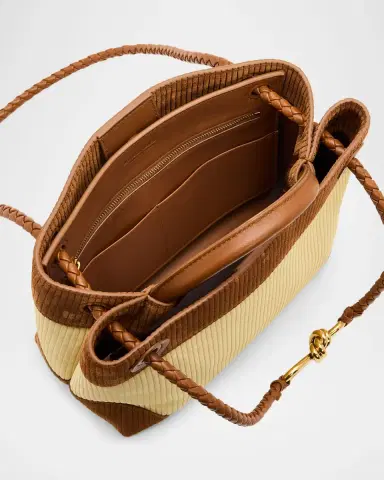 Bottega Veneta Two-Tone Suede Top-Handle Bag | Thumbnail 8 Bottega Veneta Two-Tone Suede Top-Handle Bag | Thumbnail 8