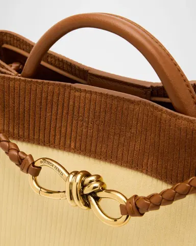Bottega Veneta Two-Tone Suede Top-Handle Bag | Thumbnail 10 Bottega Veneta Two-Tone Suede Top-Handle Bag | Thumbnail 10