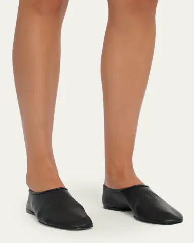 Alaïa Nappa Leather Elastic Ballerina Flats | Thumbnail 2 Alaïa Nappa Leather Elastic Ballerina Flats | Thumbnail 2