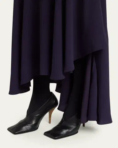 Alaïa 90mm Square-Toe Leather Pumps | Thumbnail 2