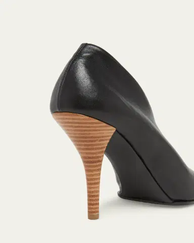 Alaïa 90mm Square-Toe Leather Pumps | Thumbnail 5