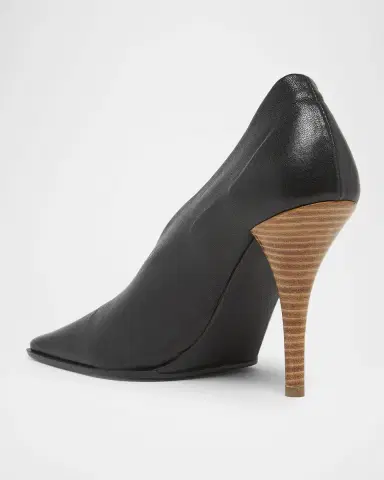 Alaïa 90mm Square-Toe Leather Pumps | Thumbnail 8