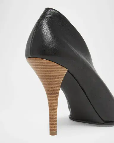 Alaïa 90mm Square-Toe Leather Pumps | Thumbnail 9