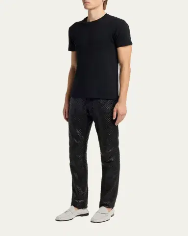TOM FORD Men's Ripley Suede Twist-Strap Loafers | Thumbnail 3 TOM FORD Men's Ripley Suede Twist-Strap Loafers | Thumbnail 3