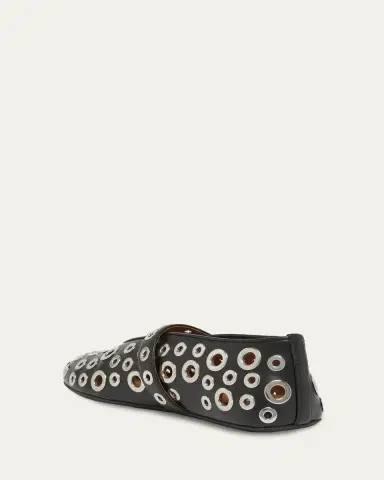 Alaïa Grommet Leather Ballet Flats | Thumbnail 4 Alaïa Grommet Leather Ballet Flats | Thumbnail 4