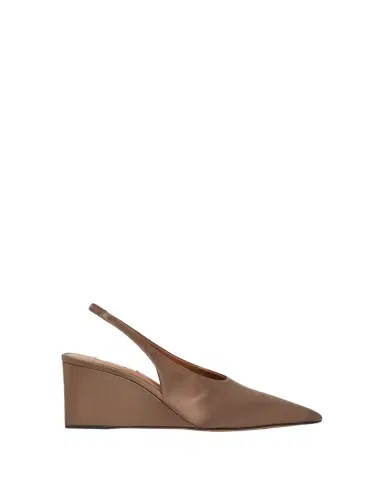 Alaïa 75mm Satin Slingback Wedges | Thumbnail 1 Alaïa 75mm Satin Slingback Wedges | Thumbnail 1