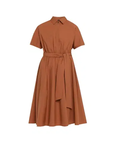 Kiton Cotton Tie-Waist Midi Shirtdress | Thumbnail 1 Kiton Cotton Tie-Waist Midi Shirtdress | Thumbnail 1