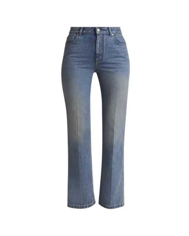 Mid-Rise Slim-Leg Denim Jeans