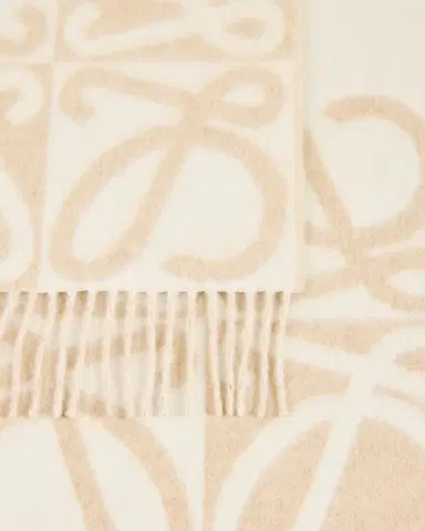 Loewe Wool and Cashmere Anagram Scarf | Thumbnail 7