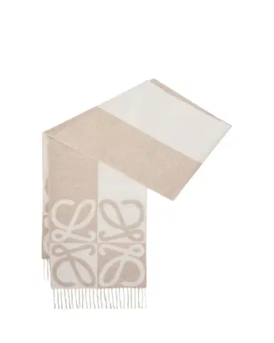 Loewe Wool and Cashmere Anagram Scarf | Thumbnail 1