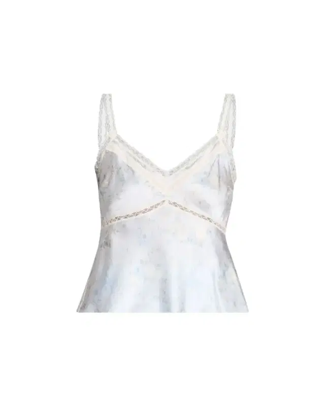 Lirena Silk-Blend Floral Top