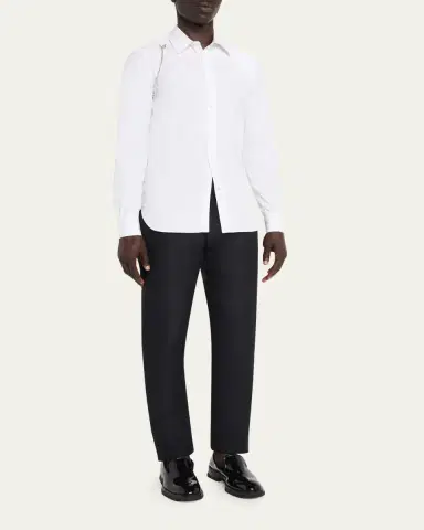 Alexander McQueen Men's T-Chain Harness Sport Shirt | Thumbnail 2