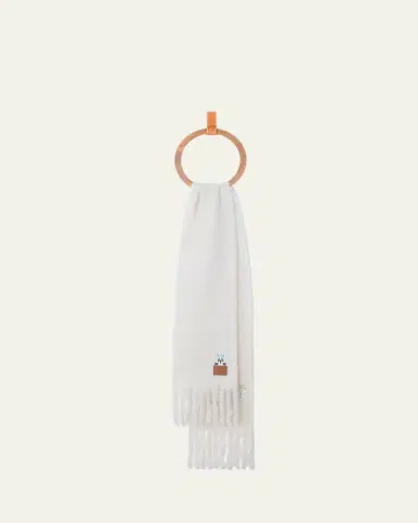 Loewe x Louis Wain Mohair and Wool Blend Scarf | Thumbnail 3 Loewe x Louis Wain Mohair and Wool Blend Scarf | Thumbnail 3
