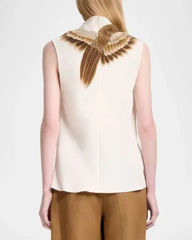 Altuzarra Arlie Draped Mock-Neck Top | Thumbnail 7 Altuzarra Arlie Draped Mock-Neck Top | Thumbnail 7