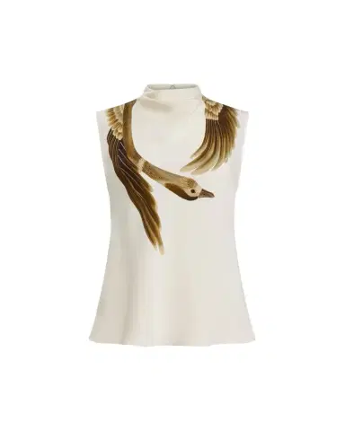 Altuzarra Arlie Draped Mock-Neck Top | Thumbnail 1 Altuzarra Arlie Draped Mock-Neck Top | Thumbnail 1