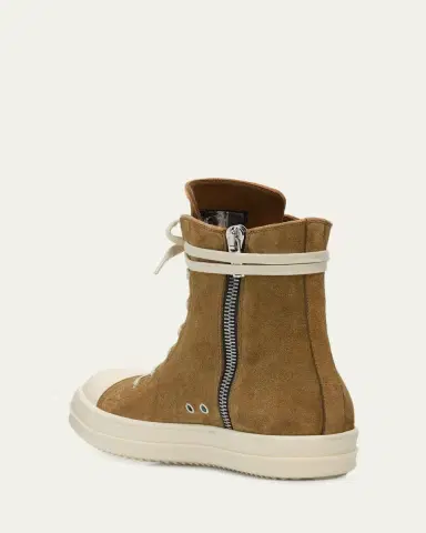 Rick Owens Men's Sneaks Suede High-Top Sneakers | Thumbnail 2 Rick Owens Men's Sneaks Suede High-Top Sneakers | Thumbnail 2