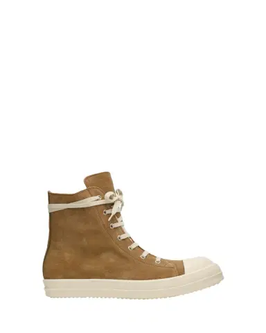 Rick Owens Men's Sneaks Suede High-Top Sneakers | Thumbnail 1 Rick Owens Men's Sneaks Suede High-Top Sneakers | Thumbnail 1