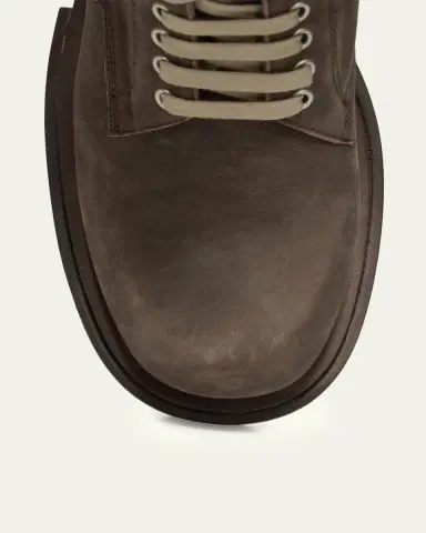 Rick Owens Men's Low Army Gabe Leather Lace-Up Ankle Boots | Thumbnail 5 Rick Owens Men's Low Army Gabe Leather Lace-Up Ankle Boots | Thumbnail 5