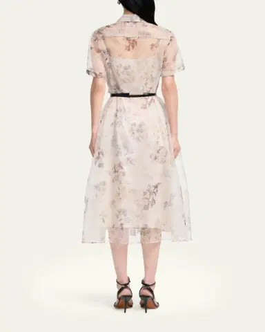 Altuzarra Kiera Floral Midi Dress | Thumbnail 3