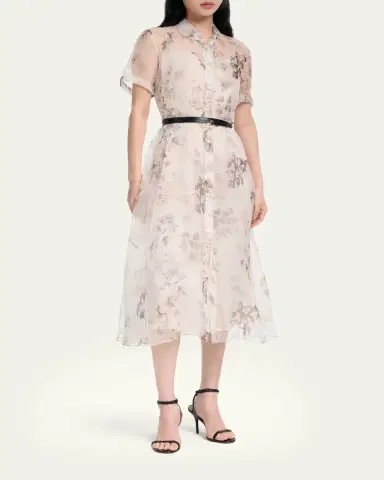 Altuzarra Kiera Floral Midi Dress | Thumbnail 4
