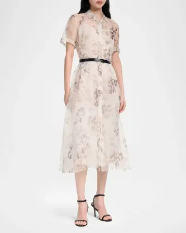 Altuzarra Kiera Floral Midi Dress | Thumbnail 10