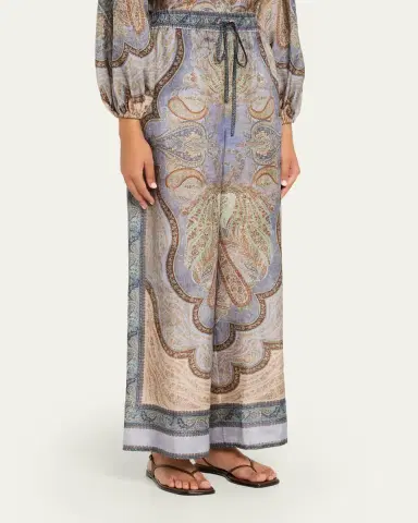 Zimmermann Wanderlust Relaxed Silk Pants | Thumbnail 3 Zimmermann Wanderlust Relaxed Silk Pants | Thumbnail 3