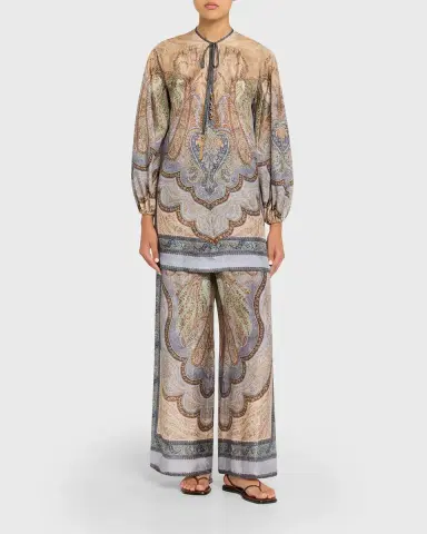 Zimmermann Wanderlust Relaxed Silk Pants | Thumbnail 5 Zimmermann Wanderlust Relaxed Silk Pants | Thumbnail 5